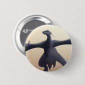Badge Rond 5 Cm Cool Grey Wyvern (Devant & derrière)