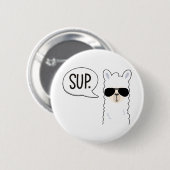 Badge Rond 5 Cm Cool lama (Devant & derrière)