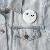 Badge Rond 5 Cm Cool lama (En situation)