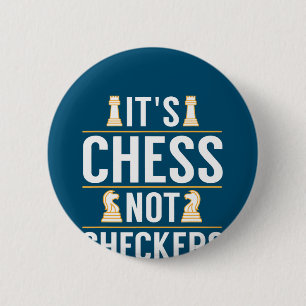 Badge Rond 5 Cm cool ses échecs pas checkers chèques joueurs cadea