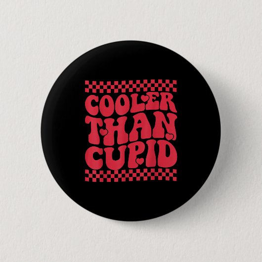 Badge Rond 5 Cm Cooler Than Cud Cute Valentine's Day Kids Boys Gir (Devant)