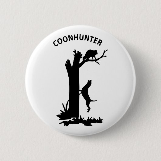 Badge Rond 5 Cm CoonHunter (Devant)