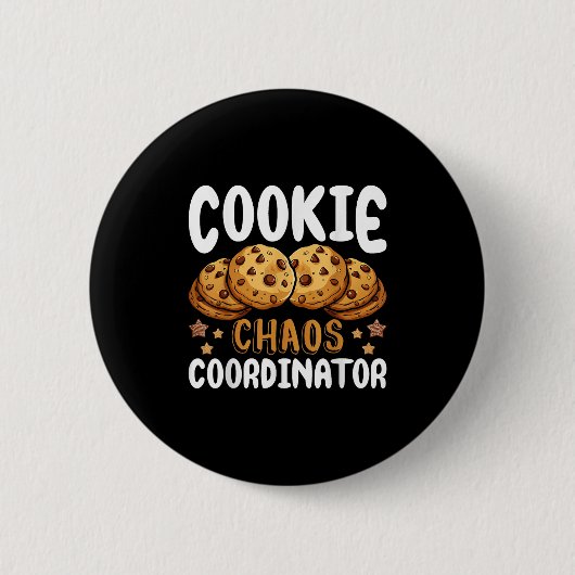 Badge Rond 5 Cm Coordinateur Cookie Chaos (Devant)