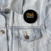 Badge Rond 5 Cm Coordinateur du Chaos enseignant (En situation)