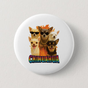 Badge Rond 5 Cm Copie Chihuahua