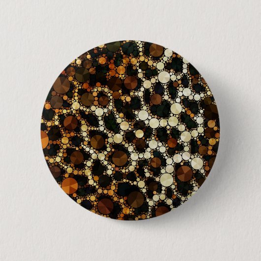 Badge Rond 5 Cm Copie de guépard de Bling (Devant)