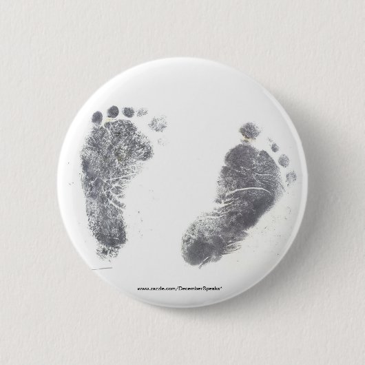 Badge Rond 5 Cm Copies de pied (Devant)