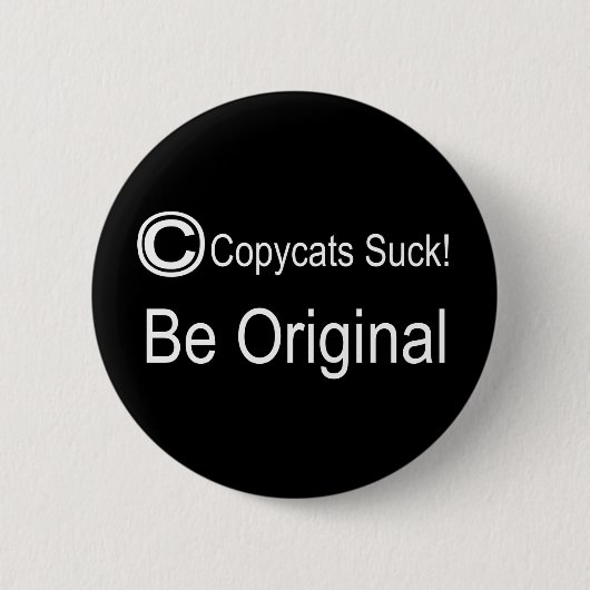 Badge Rond 5 Cm Copycat (Devant)