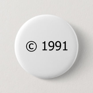 Badge Rond 5 Cm Copyright 1991