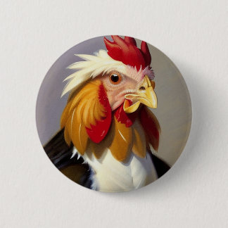 Badge Rond 5 Cm Coq Shooster