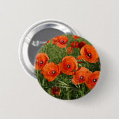 Badge Rond 5 Cm Coquelicots communs (Devant & derrière)