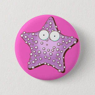 Badge Rond 5 Cm Coques de mer