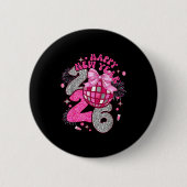 Badge Rond 5 Cm Coquette Happy New Year 2026 Party Matching Family (Devant)