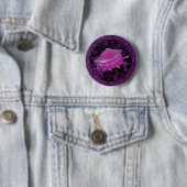 Badge Rond 5 Cm Coquillage pourpre (En situation)