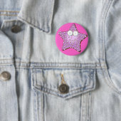 Badge Rond 5 Cm Coquillages (En situation)
