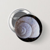 Badge Rond 5 Cm Coquille d'escargot cool (Devant & derrière)