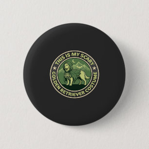 Badge Rond 5 Cm Corbeau de nuit effrayant Pomme Château hanté Sall