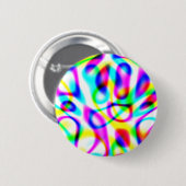 Badge Rond 5 Cm Cordes de Trip Psychedelique (Devant & derrière)