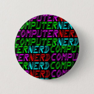 Badge Rond 5 Cm COREY TIGER 1980s ORDINATEUR RETRO NERD