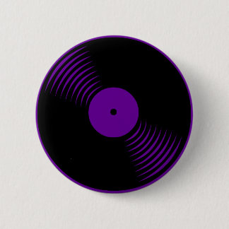 Badge Rond 5 Cm Corey Tiger 80s Retro Vintage Vinyl Record Pin