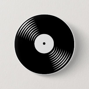 Badge Rond 5 Cm Corey Tiger 80s Retro Vintage Vinyl Record Pin