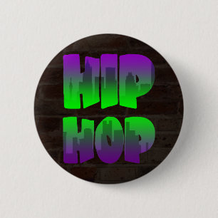 Badge Rond 5 Cm Corey Tiger 80s Vintage Hip Hop