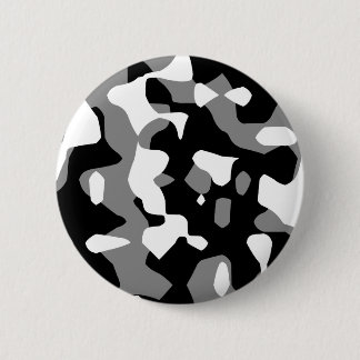 Badge Rond 5 Cm Corey Tiger Camouflage Gris Rétro 80s (Camo)