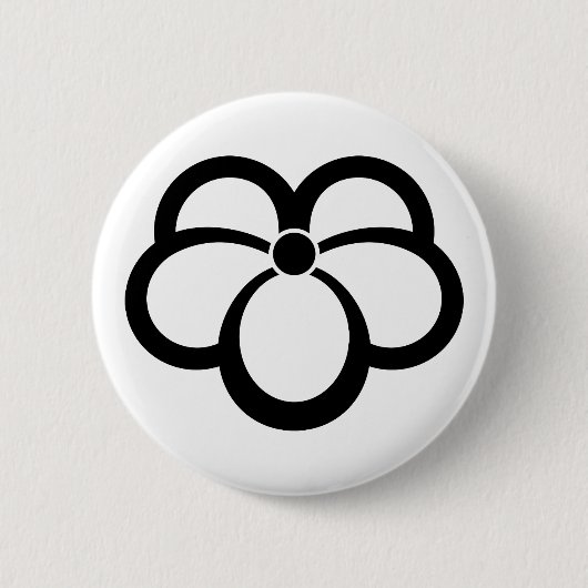 Badge Rond 5 Cm Corin shadowed ivy (Devant)