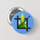 Badge Rond 5 Cm Corne (Devant & derrière)