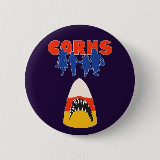 BADGE ROND 5 CM CORNES (Devant)
