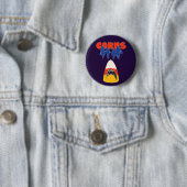 BADGE ROND 5 CM CORNES (En situation)