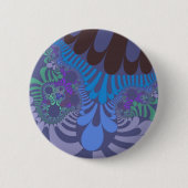 Badge Rond 5 Cm Cornouailles bleu (Devant)