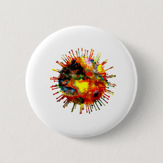 Badge Rond 5 Cm Coronavirus