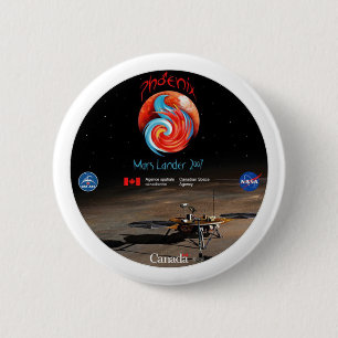 Badge Rond 5 Cm Correction CSA de mission de Phoenix