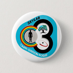 Badge Rond 5 Cm Correction de mission du Skylab 3