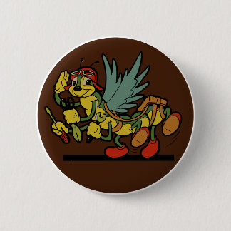 Badge Rond 5 Cm Correction marine d'escadron d'aviation