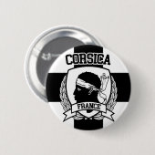 Badge Rond 5 Cm Corse (Devant & derrière)