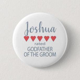 Badge Rond 5 Cm Cortège de mariage et de noce 5 Dieu le père du ma