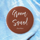 Badge Rond 5 Cm Cortège Terracotta Marron Blanc<br><div class="desc">Bouton Cortège Terracotta/Orange Brûlé/Marron et Blanc. Découvrez notre collection de produits ci-dessous pour les articles assortis.</div>