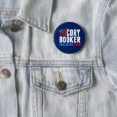 Badge Rond 5 Cm Cory Booker pour Président 2020 (En situation)