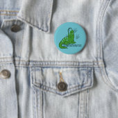 Badge Rond 5 Cm Corythosaurus (En situation)