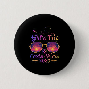 Badge Rond 5 Cm Costa Rica Beach Summer Sungl Girls Trip 2025