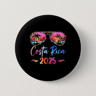 Badge Rond 5 Cm Costa Rica Vacances 2025 Famille du groupe corresp