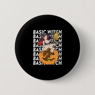 Badge Rond 5 Cm Costume basique de sorcière d'Halloween drôle Sarc