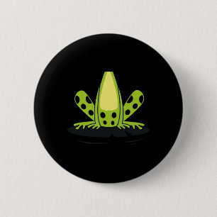 Badge Rond 5 Cm Costume Corps de grenouille mignonne Reptile facil