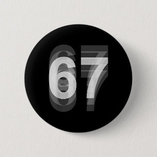 Badge Rond 5 Cm Costume de Couple 67 Six Seven Mème Drôle _1
