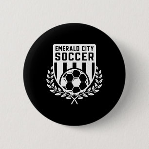 Badge Rond 5 Cm Costume de footbyll de la cité émeraude du magicie