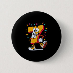 Badge Rond 5 Cm Costume de Halloween drôle et malade 67 sept meme