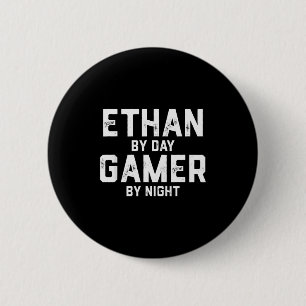 Badge Rond 5 Cm Costume de jeu Ethan Gamer Halloween pour hommes n