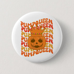 Badge Rond 5 Cm Costume de jumelage de couple PumpQueen Halloween
